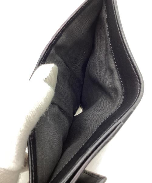FENDI（フェンディ）FENDI (フェンディ) ズッキーノ 2つ折り財布 ブラックの古着・服飾アイテム