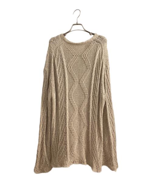 Y's for men（ワイズフォーメン）Y's for men (ワイズフォーメン) ローゲージニット ホワイト サイズ:Freeの古着・服飾アイテム