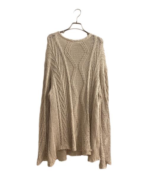 Y's for men（ワイズフォーメン）Y's for men (ワイズフォーメン) ローゲージニット ホワイト サイズ:Freeの古着・服飾アイテム