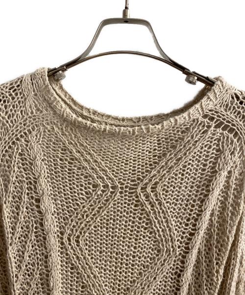 Y's for men（ワイズフォーメン）Y's for men (ワイズフォーメン) ローゲージニット ホワイト サイズ:Freeの古着・服飾アイテム