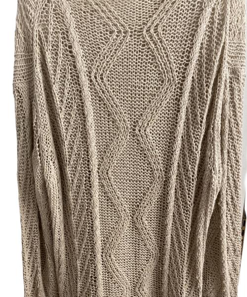 Y's for men（ワイズフォーメン）Y's for men (ワイズフォーメン) ローゲージニット ホワイト サイズ:Freeの古着・服飾アイテム