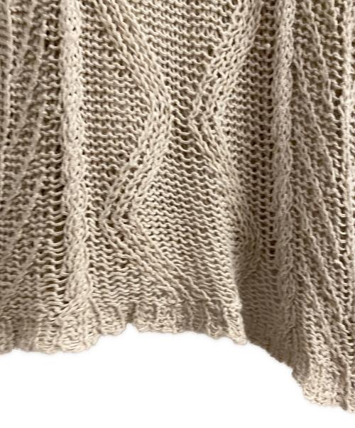 Y's for men（ワイズフォーメン）Y's for men (ワイズフォーメン) ローゲージニット ホワイト サイズ:Freeの古着・服飾アイテム