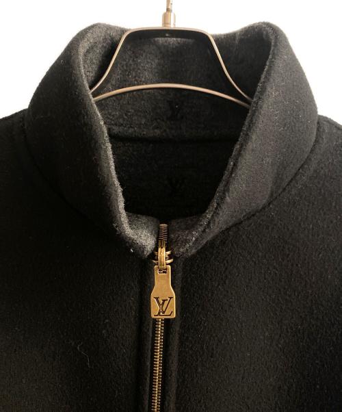 LOUIS VUITTON（ルイ ヴィトン）LOUIS VUITTON (ルイ ヴィトン) LVブラゾンダブルフェイスウールシルクブレンドリバーシブルブルゾン ブラック サイズ:52の古着・服飾アイテム