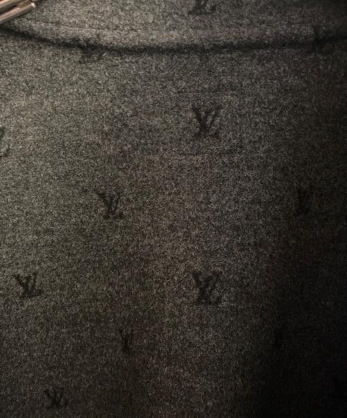 LOUIS VUITTON（ルイ ヴィトン）LOUIS VUITTON (ルイ ヴィトン) LVブラゾンダブルフェイスウールシルクブレンドリバーシブルブルゾン ブラック サイズ:52の古着・服飾アイテム