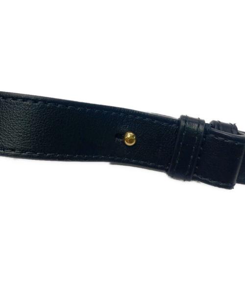 Christian Dior（クリスチャン ディオール）Christian Dior (クリスチャン ディオール) カロバックパックミディアム/カナージュツイードバックパック ブラックの古着・服飾アイテム