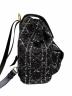 中古・古着 Christian Dior (クリスチャン ディオール) カロバックパックミディアム/カナージュツイードバックパック ブラック：270000円
