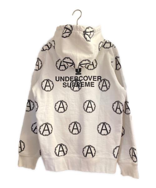 UNDERCOVER（アンダーカバー）UNDERCOVER (アンダーカバー) SUPREME (シュプリーム) 16FW Anrchy Hooded Sweatshirts ホワイト サイズ:Mの古着・服飾アイテム