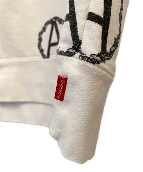 UNDERCOVER（アンダーカバー）UNDERCOVER (アンダーカバー) SUPREME (シュプリーム) 16FW Anrchy Hooded Sweatshirts ホワイト サイズ:Mの古着・服飾アイテム