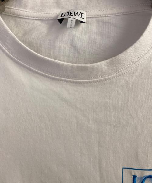 LOEWE（ロエベ）LOEWE (ロエベ) フェイクポケットアナグラムTシャツ ホワイト サイズ:Lの古着・服飾アイテム