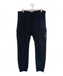 STONE ISLAND（ストーンアイランド）の古着「スウェットカーゴパンツ」｜ブラック