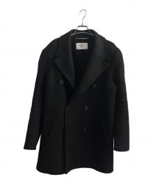 Saint Laurent Paris（サンローランパリ）の古着「ウールロングコート」｜ブラック