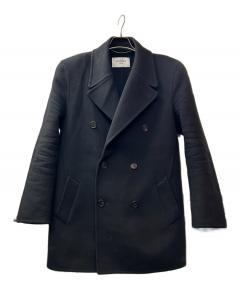 12.22までお値下げ中　GUCCI ウールPコート 中古・古着通販】GUCCI (グッチ) ウールPコート ブラック サイズ:46