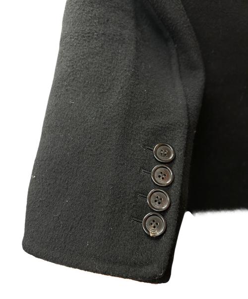 Saint Laurent Paris（サンローランパリ）Saint Laurent Paris (サンローランパリ) ウールロングコート/ステンカラーコート/M35K 837180 Y060R 1005 ブラック サイズ:44の古着・服飾アイテム