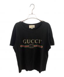 GUCCI（グッチ）の古着「ロゴTシャツ」｜ブラック