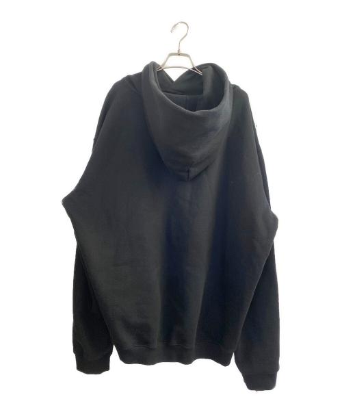 Maison Margiela（メゾンマルジェラ）Maison Margiela (メゾンマルジェラ) 反転ロゴスウェットパーカー ブラック サイズ:48の古着・服飾アイテム