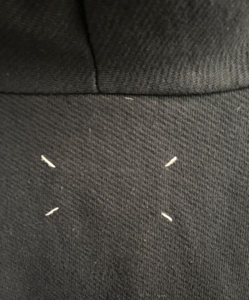 Maison Margiela（メゾンマルジェラ）Maison Margiela (メゾンマルジェラ) 反転ロゴスウェットパーカー ブラック サイズ:48の古着・服飾アイテム