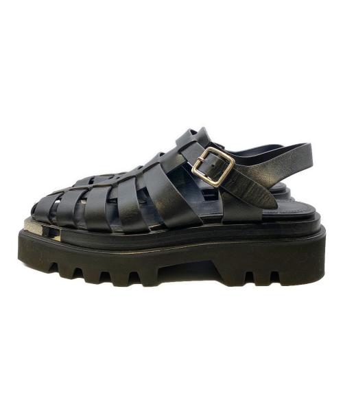 PETER DO（ピーター・ドゥ）PETER DO (ピーター・ドゥ) グルカサンダル ブラック サイズ:39の古着・服飾アイテム