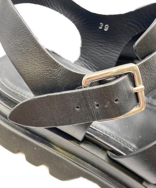 PETER DO（ピーター・ドゥ）PETER DO (ピーター・ドゥ) グルカサンダル ブラック サイズ:39の古着・服飾アイテム