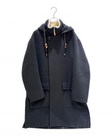 LOUIS VUITTONルイ ヴィトン）の古着「カシミヤシルクブレンドダブルフェイスコート」｜グレー