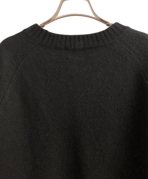 KOLOR（カラー）KOLOR (カラー) フェイクレイヤードデザインニット ブラック サイズ:5の古着・服飾アイテム