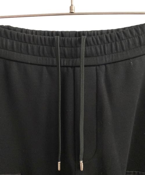 PRADA（プラダ）PRADA (プラダ) Re-Nylonディテール付 コットンフリース ジョガーパンツ ブラック サイズ:Mの古着・服飾アイテム