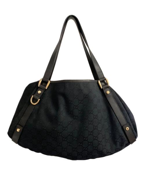 GUCCI（グッチ）GUCCI (グッチ) アビートートバッグ ブラックの古着・服飾アイテム