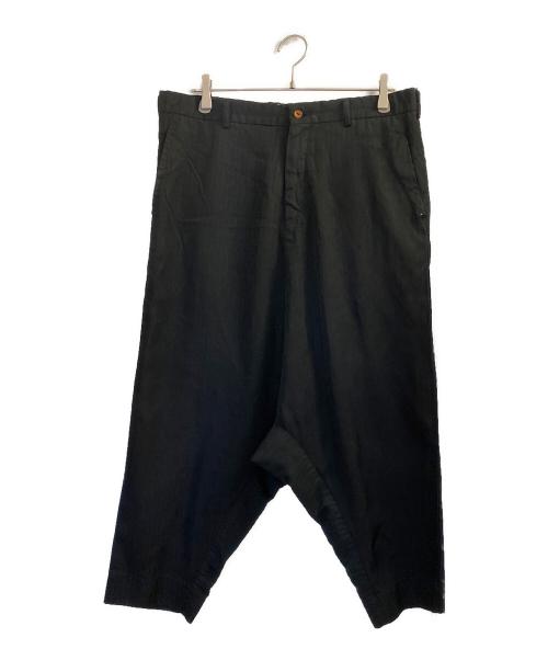 COMME des GARCONS HOMME PLUS（コムデギャルソンオムプリュス）COMME des GARCONS HOMME PLUS (コムデギャルソンオムプリュス) ポリエステル サルエルパンツ ブラック サイズ:XSの古着・服飾アイテム