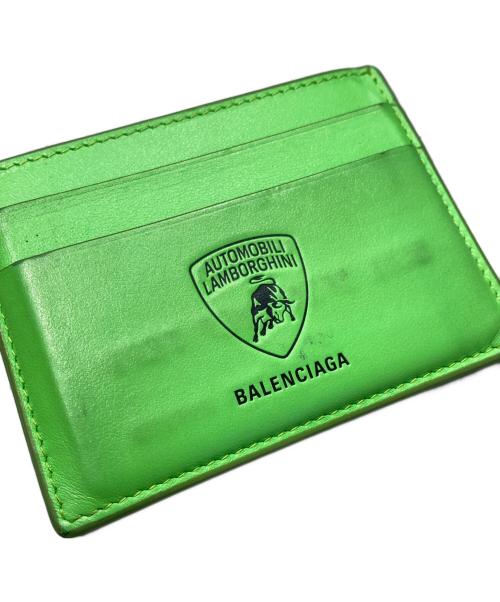 BALENCIAGA（バレンシアガ）BALENCIAGA (バレンシアガ) LAMBORGHINI (ランボルギーニ) カードケース グリーンの古着・服飾アイテム