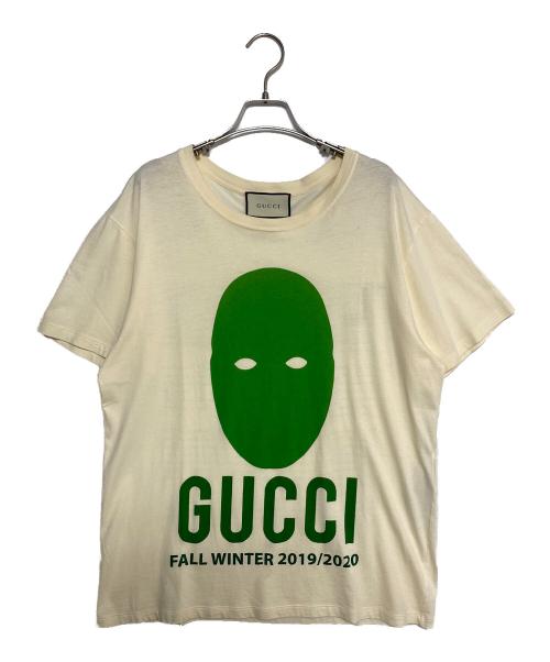 GUCCI（グッチ）GUCCI (グッチ) 半袖Tシャツ アイボリー サイズ:Lの古着・服飾アイテム