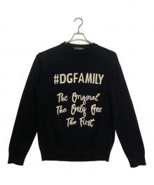 DOLCE & GABBANA（ドルチェ＆ガッバーナ）の古着「厚手ニット」｜ブラック