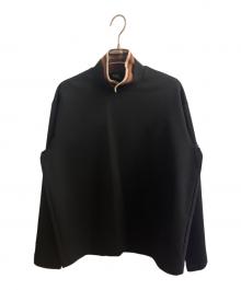 KOLOR（カラー）の古着「襟切替カットソー」｜ブラック