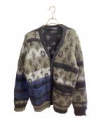 LOUIS VUITTONルイ ヴィトン）の古着「モノグラム モヘヤ カーディガン」｜ブルー