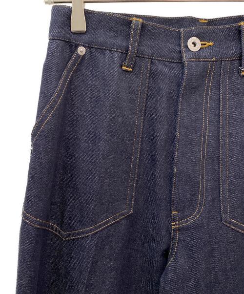 cygne（シーニュ）cygne (シーニュ) ロールアップデニム Laetitia インディゴ サイズ:1の古着・服飾アイテム