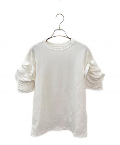 シーニュ cygne 新品 フラワートップス Floriane　ホワイト 中古・古着通販】cygne (シーニュ) フラワートップス Floriane
