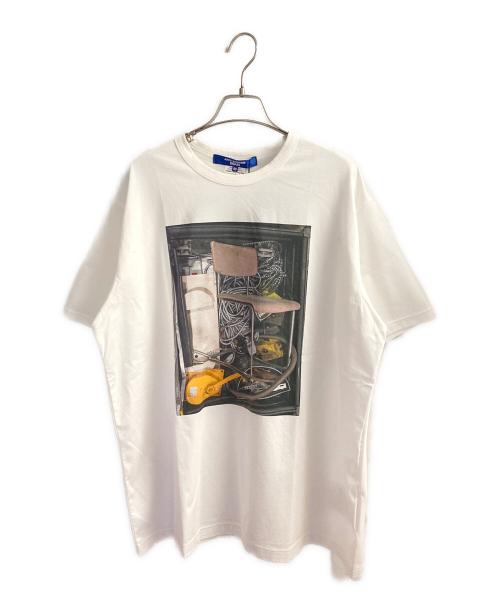 JUNYA WATANABE MAN（ジュンヤワタナベマン）JUNYA WATANABE MAN (ジュンヤワタナベマン) フォトプリントTシャツ ホワイト サイズ:Ｍの古着・服飾アイテム