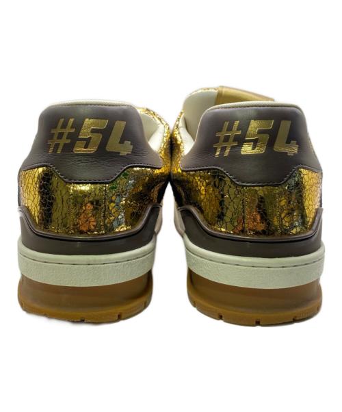 LOUIS VUITTON（ルイ ヴィトン）LOUIS VUITTON (ルイ ヴィトン) ＬV/トレイナー・スニーカー ゴールド サイズ:8の古着・服飾アイテム