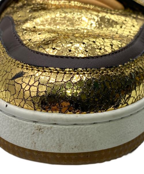 LOUIS VUITTON（ルイ ヴィトン）LOUIS VUITTON (ルイ ヴィトン) ＬV/トレイナー・スニーカー ゴールド サイズ:8の古着・服飾アイテム