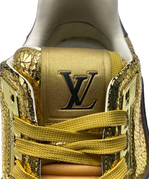 LOUIS VUITTON（ルイ ヴィトン）LOUIS VUITTON (ルイ ヴィトン) ＬV/トレイナー・スニーカー ゴールド サイズ:8の古着・服飾アイテム