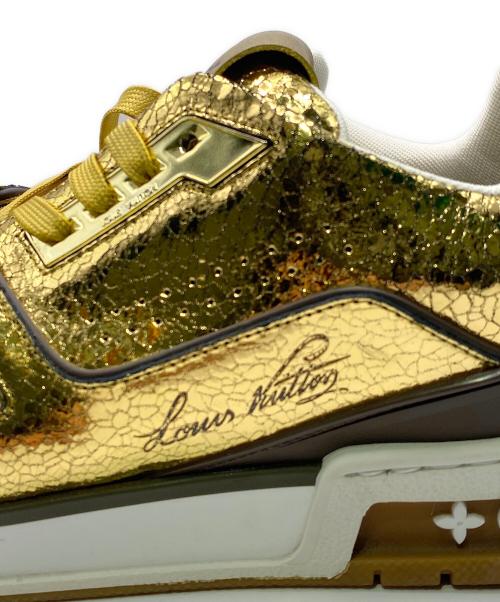 LOUIS VUITTON（ルイ ヴィトン）LOUIS VUITTON (ルイ ヴィトン) ＬV/トレイナー・スニーカー ゴールド サイズ:8の古着・服飾アイテム