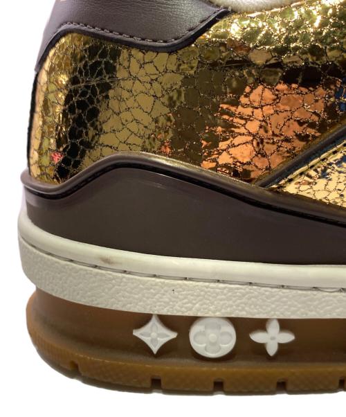 LOUIS VUITTON（ルイ ヴィトン）LOUIS VUITTON (ルイ ヴィトン) ＬV/トレイナー・スニーカー ゴールド サイズ:8の古着・服飾アイテム