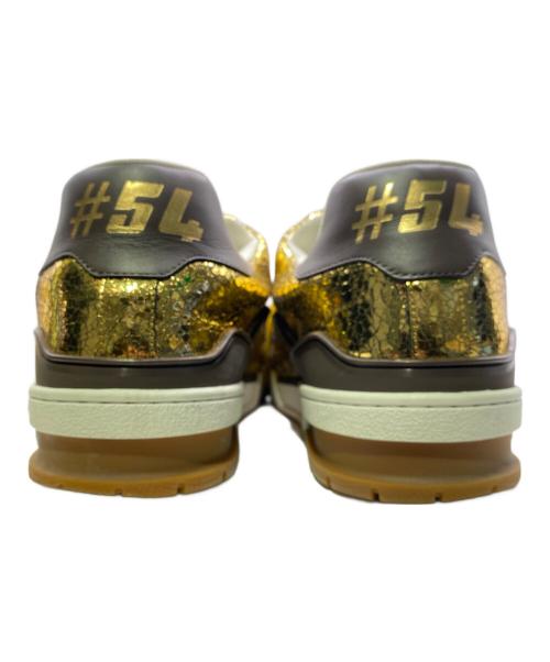 LOUIS VUITTON（ルイ ヴィトン）LOUIS VUITTON (ルイ ヴィトン) ＬV/トレイナー・スニーカー ゴールド サイズ:8の古着・服飾アイテム