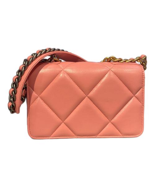 CHANEL（シャネル）CHANEL (シャネル) チェーンショルダーバッグ ピンクの古着・服飾アイテム