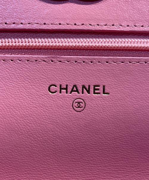 CHANEL（シャネル）CHANEL (シャネル) チェーンショルダーバッグ ピンクの古着・服飾アイテム