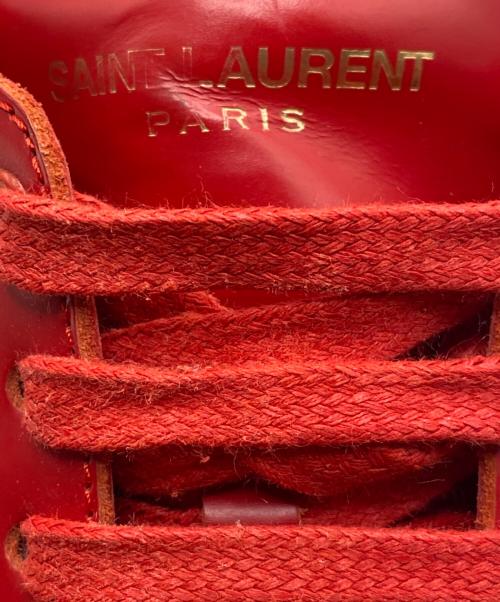 Saint Laurent Paris（サンローランパリ）Saint Laurent Paris (サンローランパリ) CLASSIC COURT スニーカー レッド サイズ:41の古着・服飾アイテム