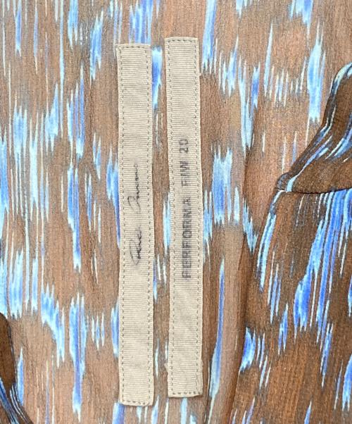 RICK OWENS（リックオウエンス）RICK OWENS (リックオウエンス) ノーカラーシャツ ホワイト サイズ:50の古着・服飾アイテム