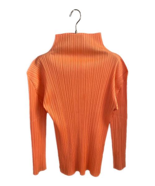 PLEATS PLEASE（プリーツプリーズ）PLEATS PLEASE (プリーツプリーズ) プリーツカットソー オレンジ サイズ:Ｍの古着・服飾アイテム