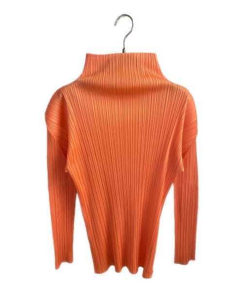 PLEATS PLEASE（プリーツプリーズ）PLEATS PLEASE (プリーツプリーズ) プリーツカットソー オレンジ サイズ:Ｍの古着・服飾アイテム