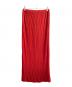ISSEY MIYAKE (イッセイミヤケ) アーガイルプリーツスカート レッド サイズ:L：35000円