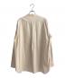 AURALEE (オーラリー) バンドカラーシャツ ベージュ サイズ:5：20000円