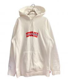 SUPREME×COMME des GARCONS SHIRT（シュプリーム×コムデギャルソンシャツ）の古着「Box Logo Hooded Sweatshirt」｜ホワイト